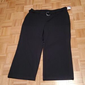 𝅺INTERNATIONAL Concepts Plus Size Wide Leg Dress Pant. Size 24 NWT
